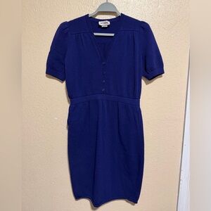 St. John Vintage 80’s Santana Knit Dress Size 10 Luxury Old Money‎ Pockets